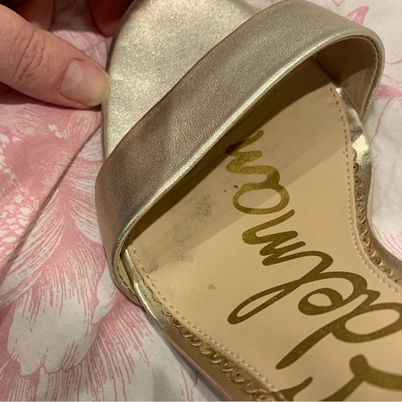 Sam Edelman Gold Heels - Picture 8 of 8